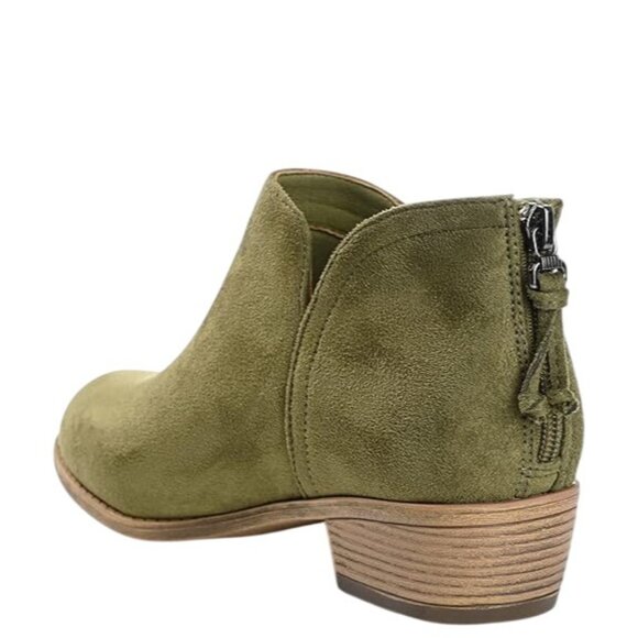 Journee Collection Women's Livvy Side Split Ankle Booties - Olive - Picture 5 of 5